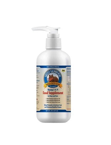 Grizzly Salmon Oil, 8 Ounce Pump Bottle